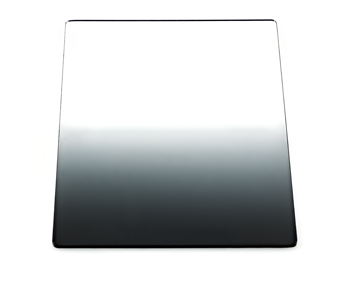 This is a graduated neutral density filter. Note how the tint starts out lighter, and gradually gets darker as you approach the edge.